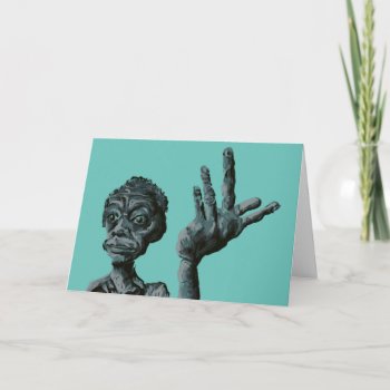 Must I Wait Card by asyrum at Zazzle