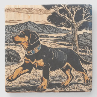Must Love Dogs  Stone Coaster