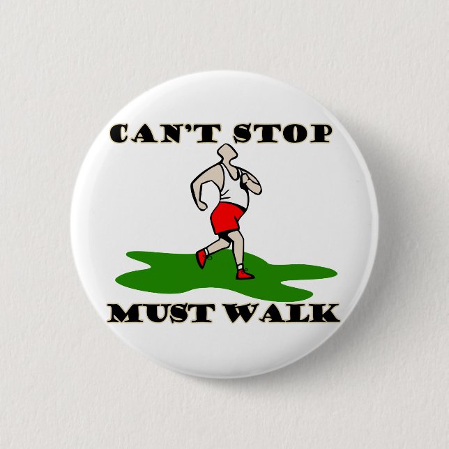 Must Walk Button (Front)