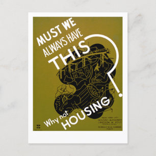 Must We Always HAve This? ~ Why Postcard