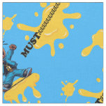 Mustaaard Blue Cotton Fabric by the yard