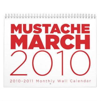Mustach March 2010 Calendar