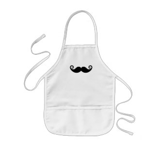 mustache_1[1] kids' apron