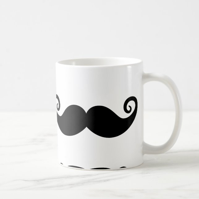mustache[1] coffee mug (Right)