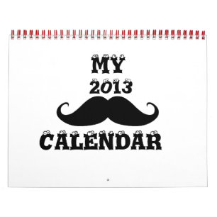 Mustache 2013 calendar