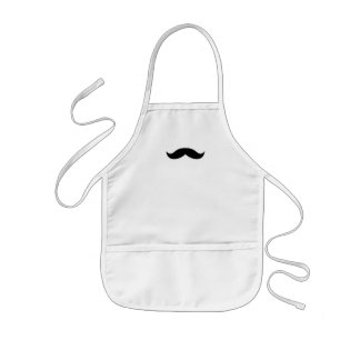mustache_3[1] kids' apron
