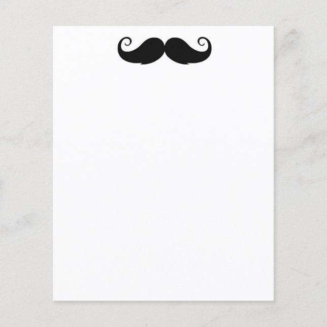 Mustache 4.5" x 5.6" Flyer (Front)