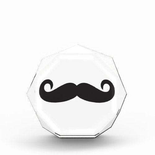 Mustache Acrylic Award