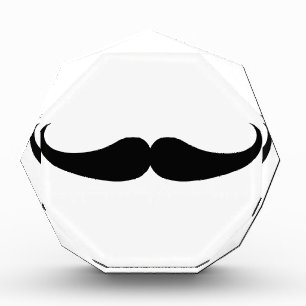 Mustache Acrylic Award