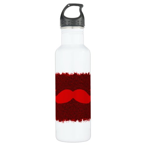 Mustache and Leopard Print 14 Water Bottle