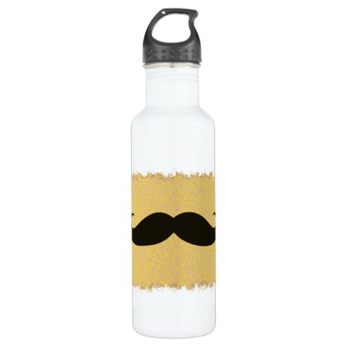 Mustache and Leopard Print 17 Water Bottle