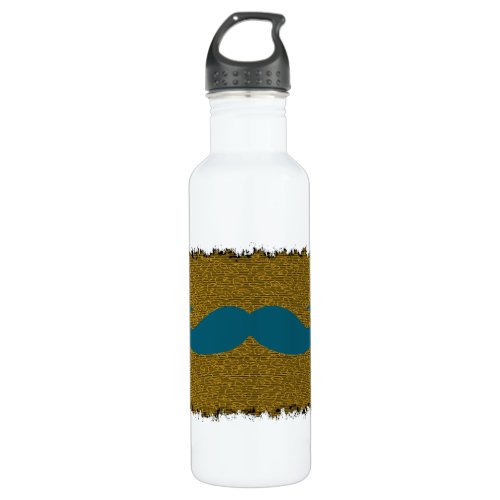 Mustache and Leopard Print 18 Water Bottle