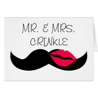 mustache and lips cards