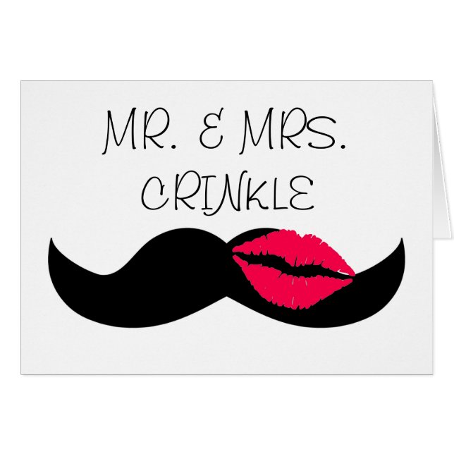 mustache and lips cards (Front Horizontal)