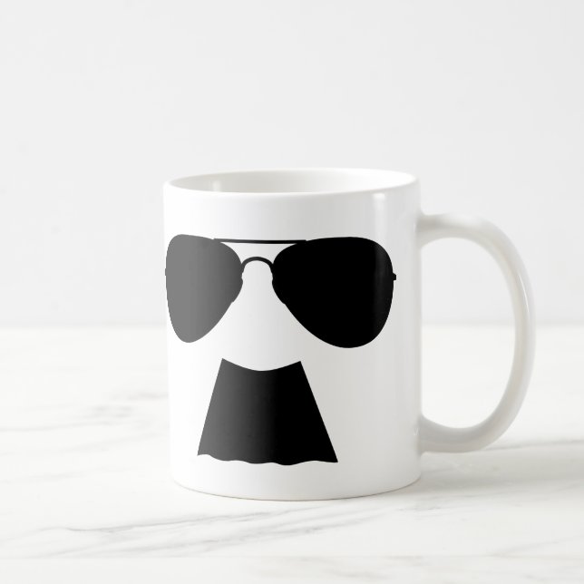 Mustache Aviator Mug (Right)
