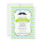 Mustache Baby Shower Invitation
