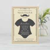 Mustache Bash Baby Shower Invitation (Standing Front)