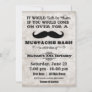 Mustache Bash Birthday Party Invitation