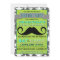 Mustache Bash Chevron Birthday Party Invitation