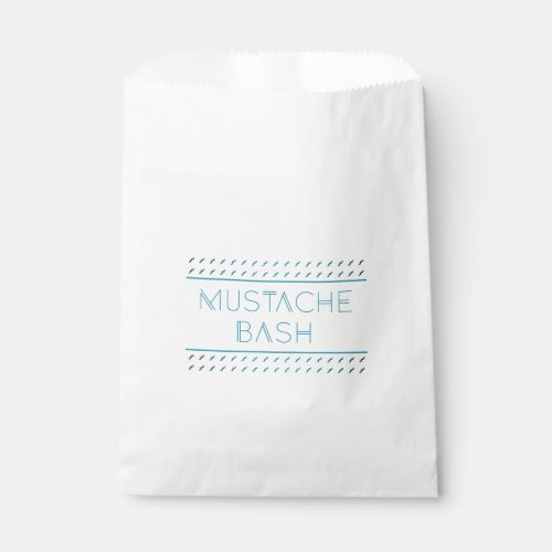 Mustache Bash Metro Favor Bag
