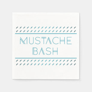 Mustache Bash Metro Napkins