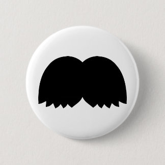 Mustache beard button