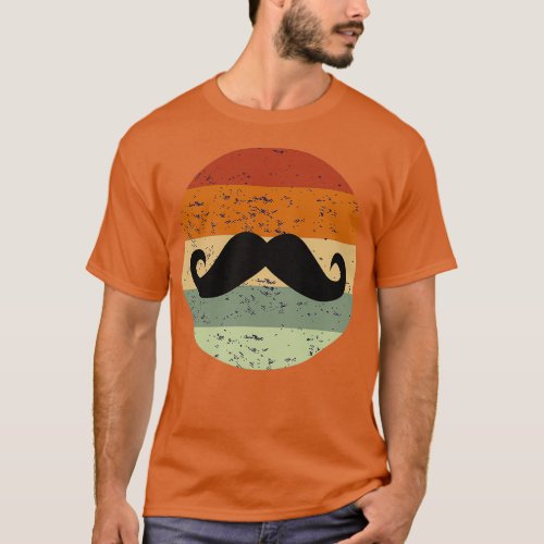 Mustache Beard Retro 3 T_Shirt