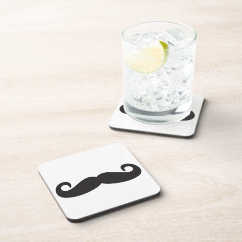 Mustache Beverage Coaster