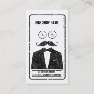 Mustache Bicycle Shop business card