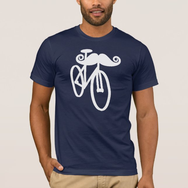 Mustache Bike T-Shirt (Front)