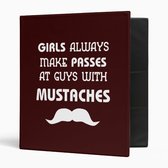 Mustache Binder (Front/Inside)