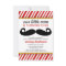 Mustache Boy Birthday Invitation