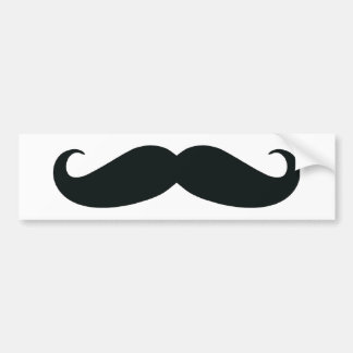 Mustache Bumper Sticker