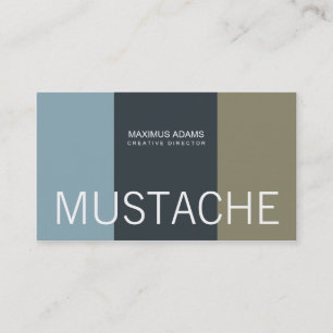 Mustache Business Cards