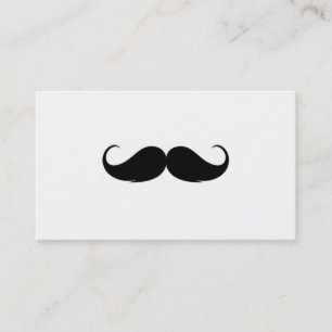 Mustache business cards