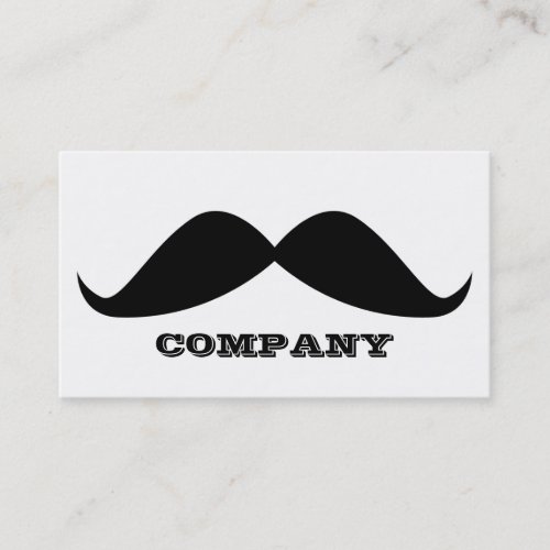 Mustache Business Cards