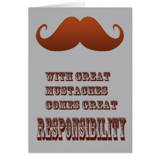 mustache card (Front)