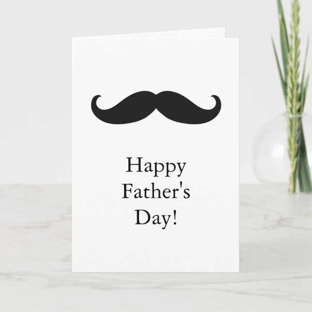 Mustache Card (Front)