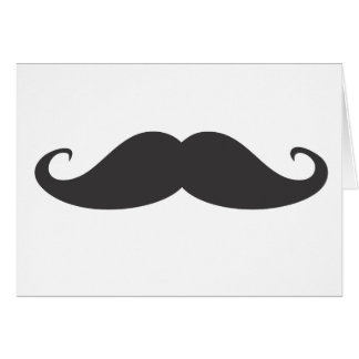 Mustache Cards
