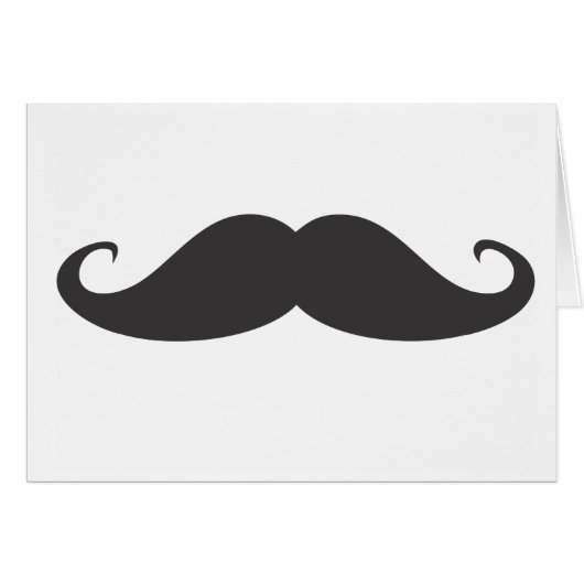 Mustache Cards (Front Horizontal)