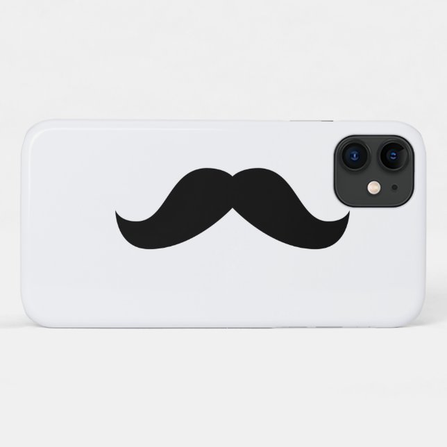 Mustache Case-Mate iPhone Case (Back (Horizontal))