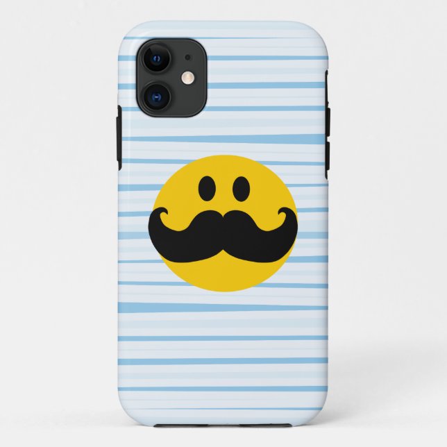 Mustache Case-Mate iPhone Case (Back)