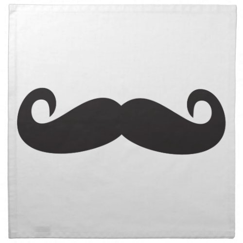 Mustache Cloth Napkin