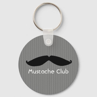 Mustache Club Keychain