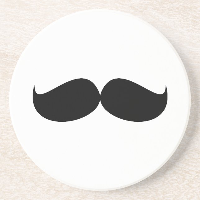 Mustache Coaster (Front)