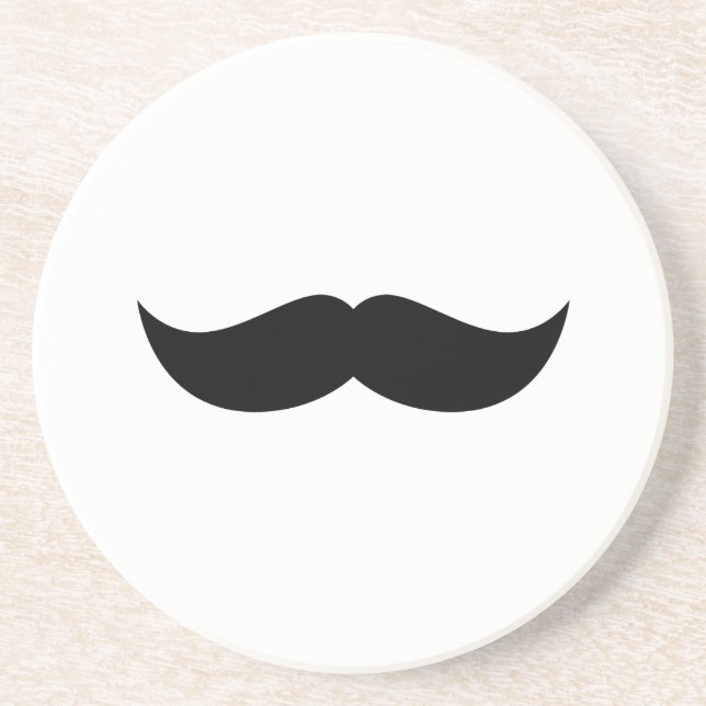 Mustache Coaster (Front)
