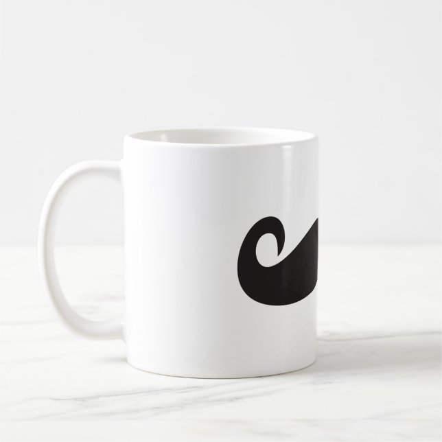 Mustache Coffee Mug (Left)