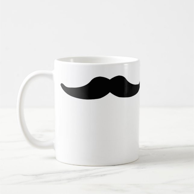 Mustache Coffee Mug (Left)