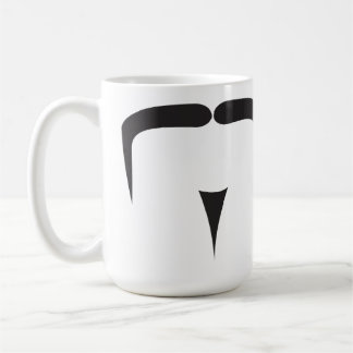 mustache coffee mug
