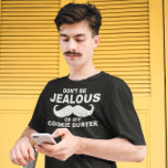 Mustache Cookie Duster T-shirt at Zazzle